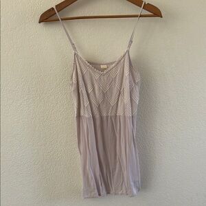 Elegant Lace Chemise in Lavender